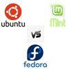 Ubuntu 24.04 vs Mint 22.1 vs Fedora 42 USB Trio Pack